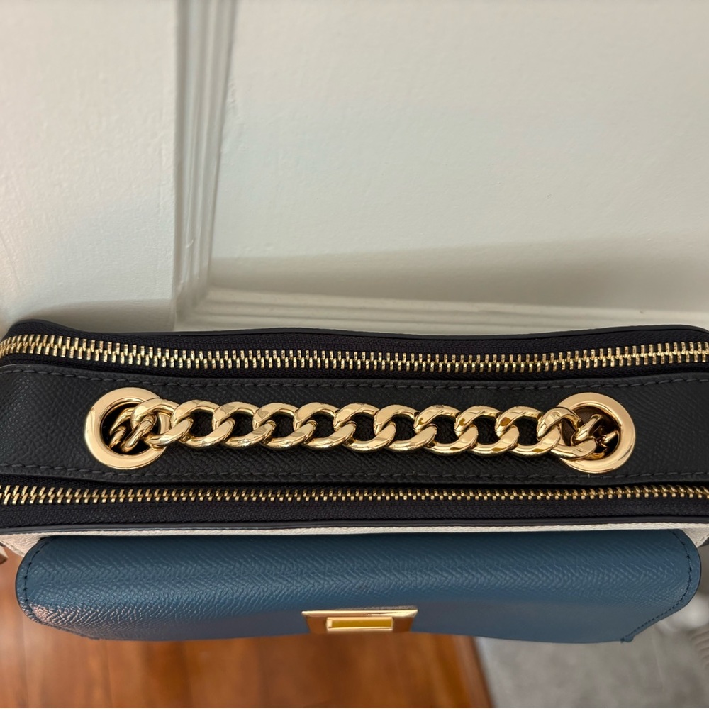 Michael Kors Black, Blue, and White Crossbody Bag - Picture 8 of 8